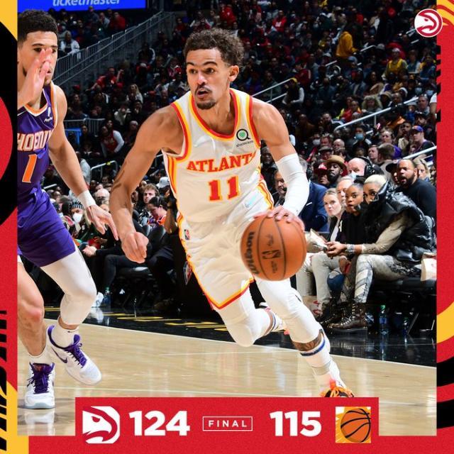 开云登录入口-特雷·扬终结太阳连胜 混乱东部老鹰已经回归战局